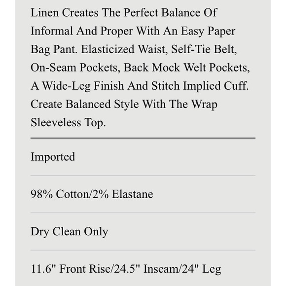 NWT FRAME Denim Paper Bag Trouser Size S - Picture 4 of 6